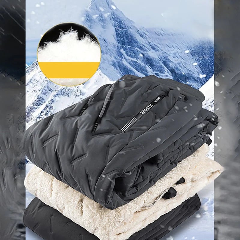 🔥Förtjockade varma joggingbyxor i fleece