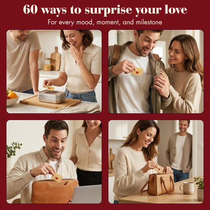 30/60 Mini Love Notes & Envelopes Set