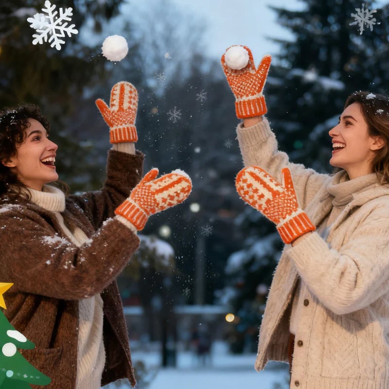 🖕The "Naughty List" Mittens | Comfort & Hidden Personality