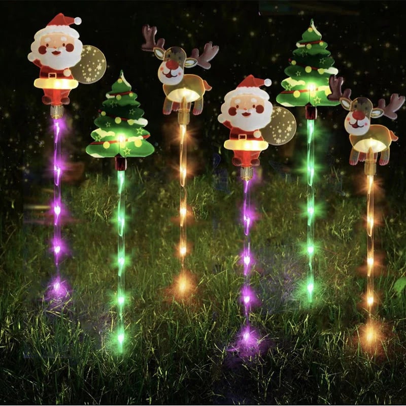 🎄🎁6-pack rörliga julbelysningar🎅