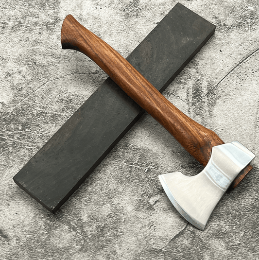 Mini Axe Fixed Blade Jakt Överlevnad Rostfritt Stål Taktisk Kniv Hem Bildekor