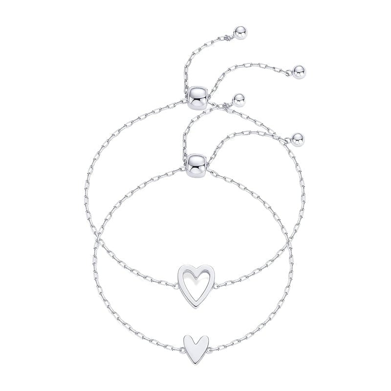 Adjustable Love Friendship Two Bracelet Pack