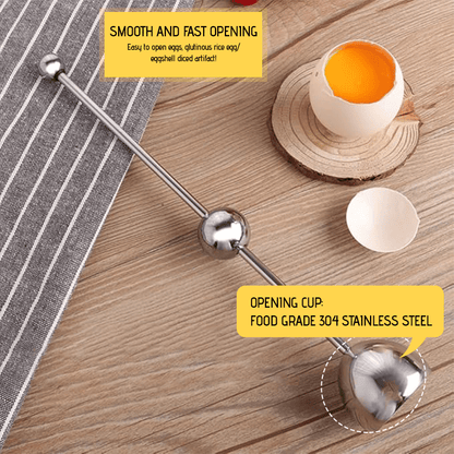 🔥Stainless Steel Egg Cracker Tool🍳🥚
