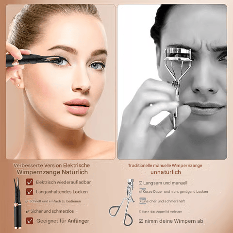 🔥 Elektrische Wimpernzange für sofortigen Glamour ✨ Blinzeln und blenden! 👁️