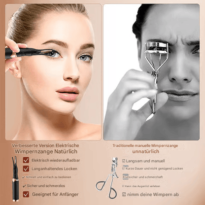🔥 Elektrische Wimpernzange für sofortigen Glamour ✨ Blinzeln und blenden! 👁️