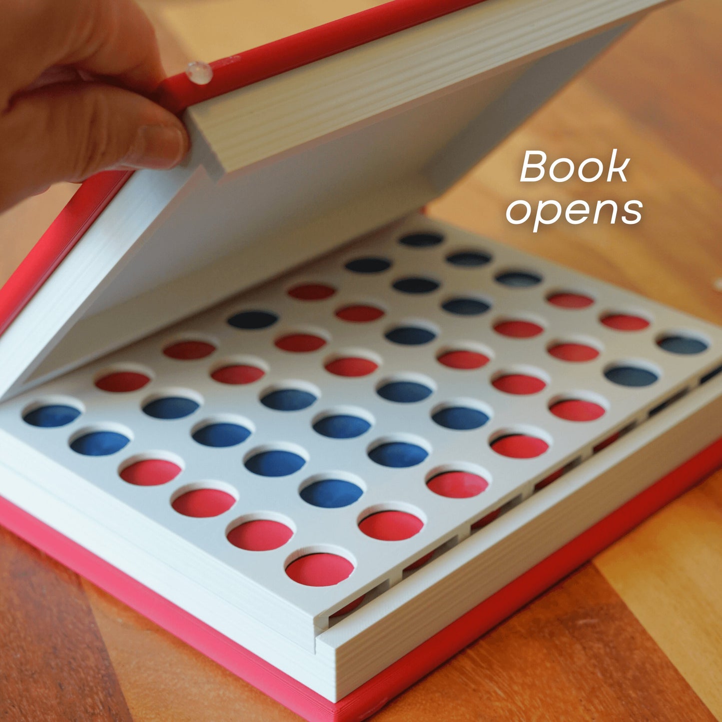 📚Travel Book Board Games: Four in a Row & Sea Battle – Dual Portable Fun in One Concept