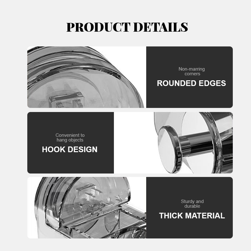 Justerbart duschhuvudfäste utan borrhål