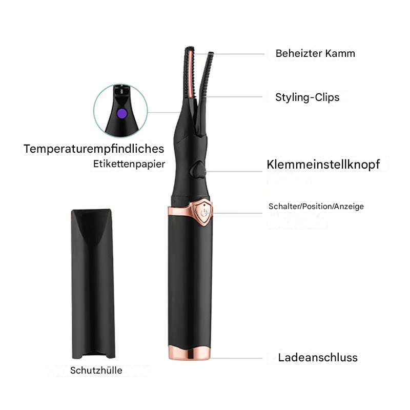 🔥 Elektrische Wimpernzange für sofortigen Glamour ✨ Blinzeln und blenden! 👁️