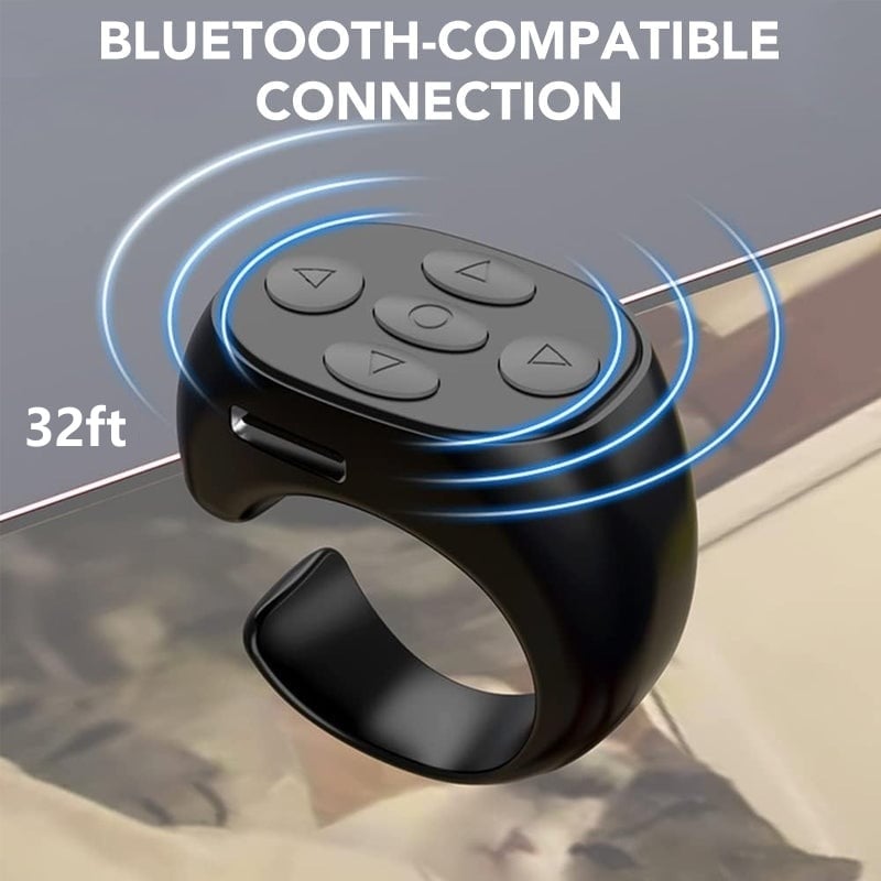 Trådlös Bluetooth-Fjärrkontroll med Fingertopparna