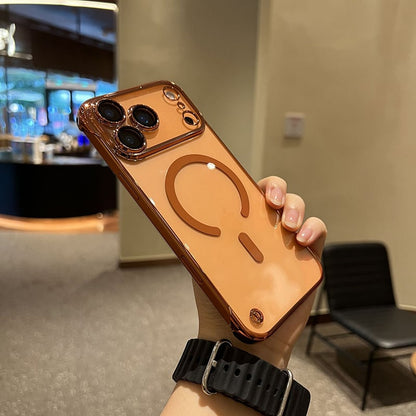 🔥Nytt mobilskal för iPhone 17-serien - Transparent ramlöst ultratunt magnetiskt skal
