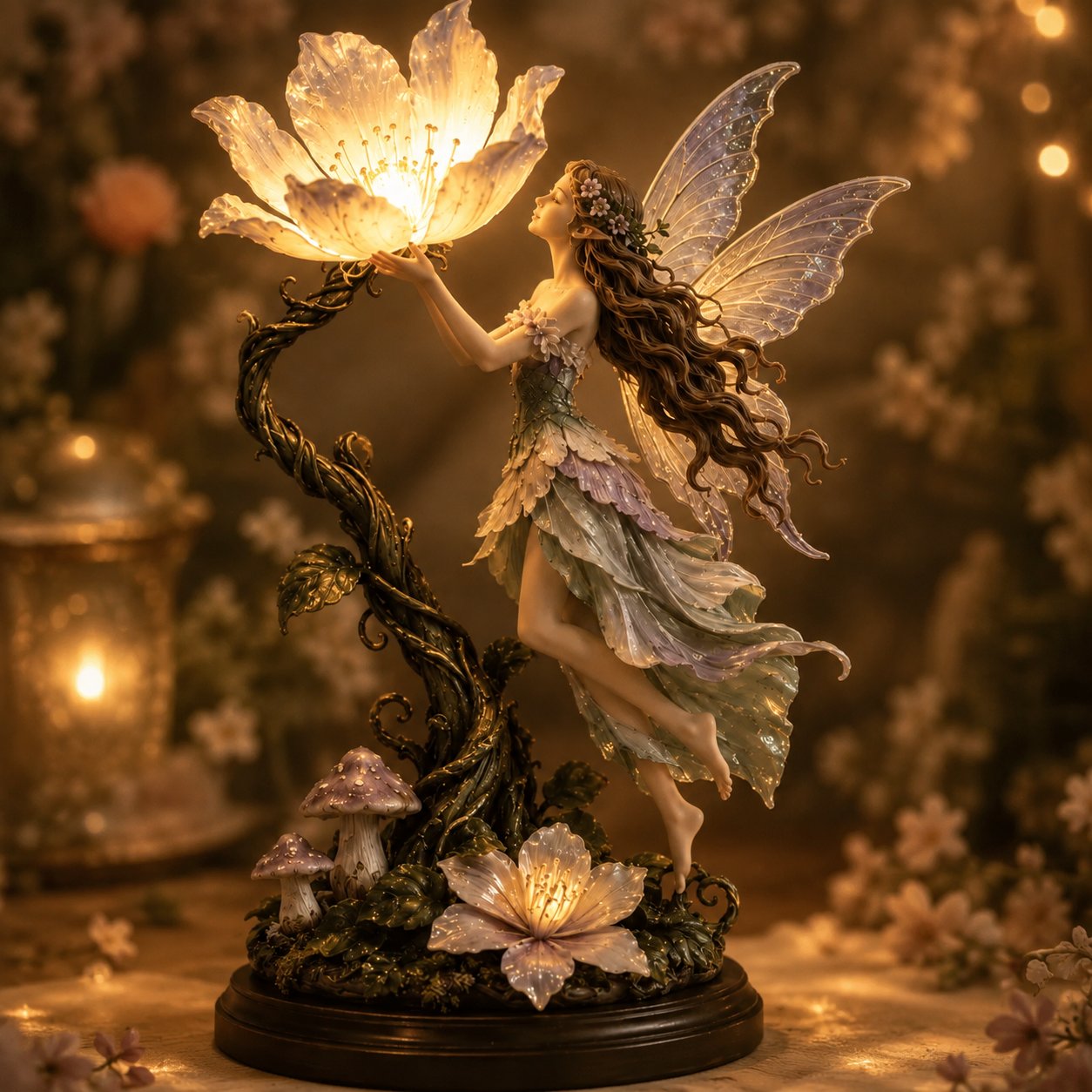 🌙 ✨ Fairy Flower nattlampa – modern dekorativ LED-lampa för mysigt hemutrymme✨3% rabattkod: NOR3