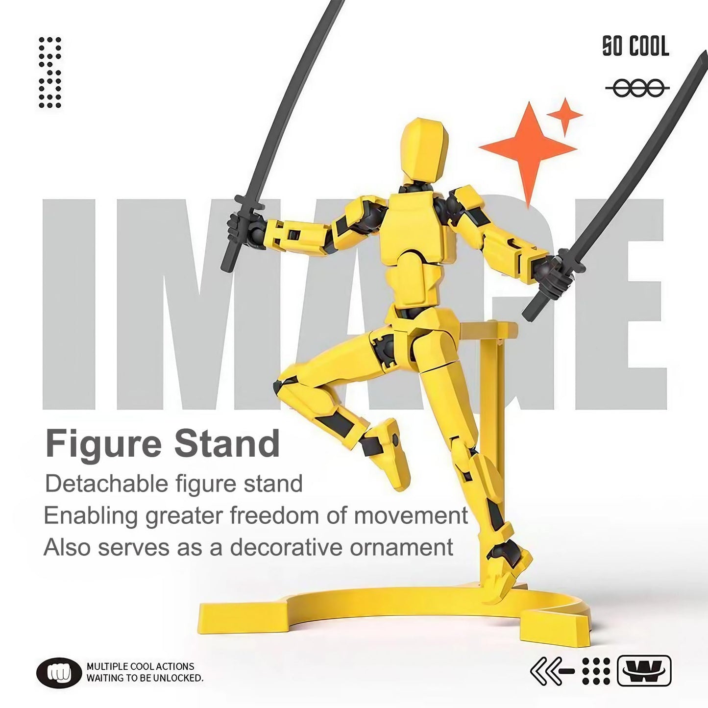 🔥Magnetiskt actionfigurset