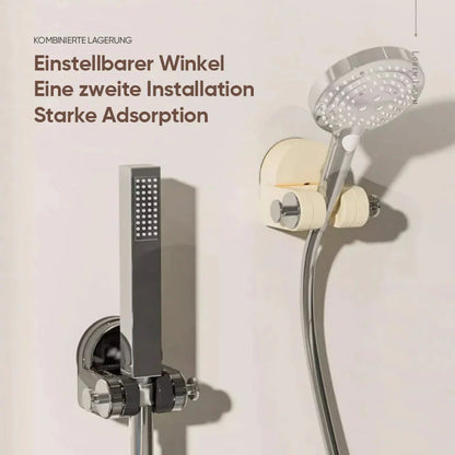 Duschställ i ett stycke med sugkopp