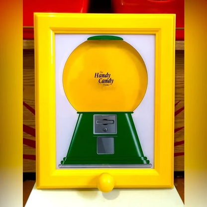 🍬Rare Vintage The Handy Candy Frame - Hanging Candy Machine Art🔥