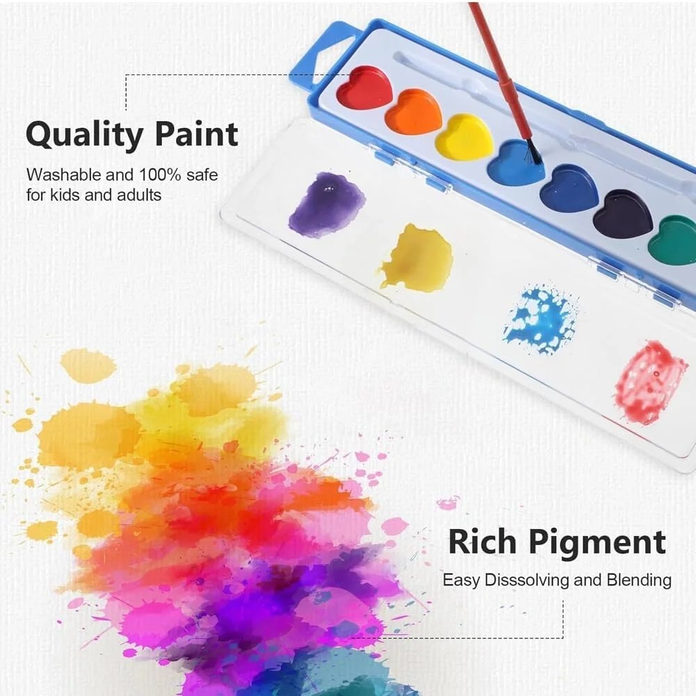 💖🎨 Valentine’s Day Mini Watercolor Paint Sets