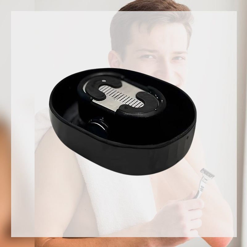 Bærbar barberhøvelrengjøringsenhet