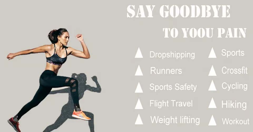 Knäskydd för sport | Andningsbara och vattentäta förskurna tejper]