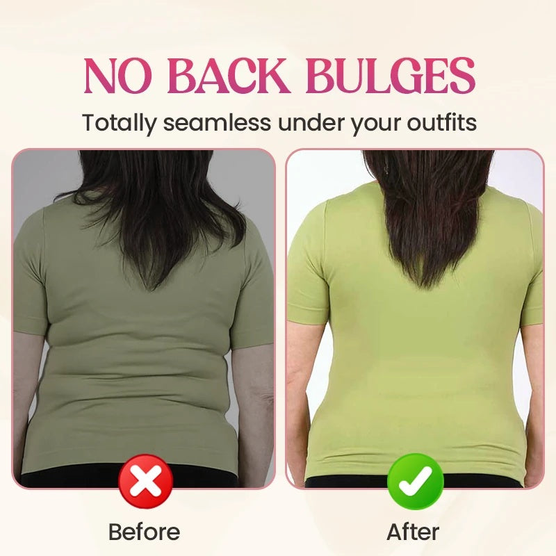 Bekväm, formande bh utan bygel med knäppning framtill