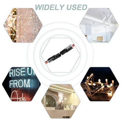 Dubbeltrådig instickskontakt med låsspänne