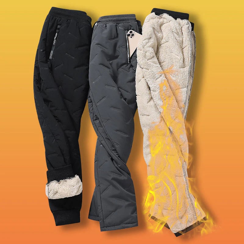 🔥Förtjockade varma joggingbyxor i fleece