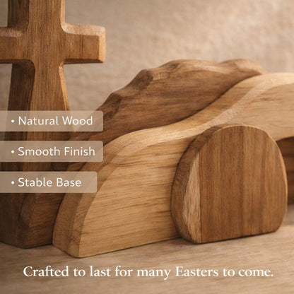 🏆✝️ Wooden Resurrection Cross: Let Your Family Remember Easter's True Hope & Love--3% rabattkod NOR3