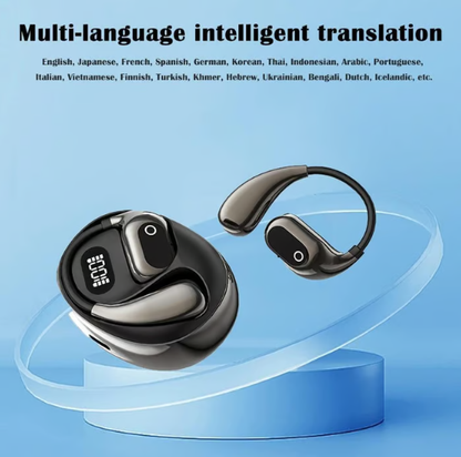 MS190 Translation Earbuds, Supports Real-Time Translation in 156 Languages With APP, Bluetooth 5.3 Earphones