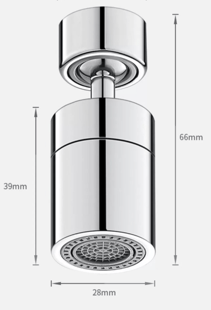 🔥Splash proof booster swivel kitchen filter tap