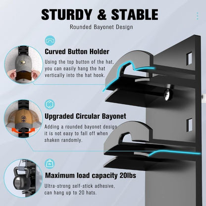 Hat Organizer for Baseball Caps