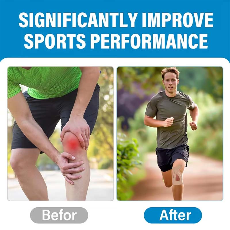 Knäskydd för sport | Andningsbara och vattentäta förskurna tejper]
