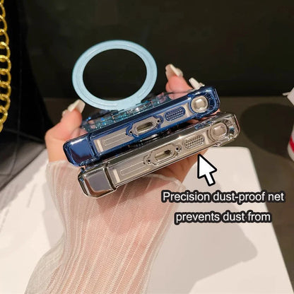 Galvaniserat magnetiskt stativ Mobilskal för Samsung