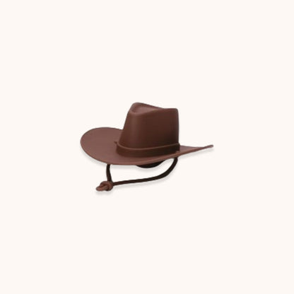 🤠🔥 【POPULÄRT】Rolig cowboyhatt-vinpropp - Håller vinet färskt + festhit!