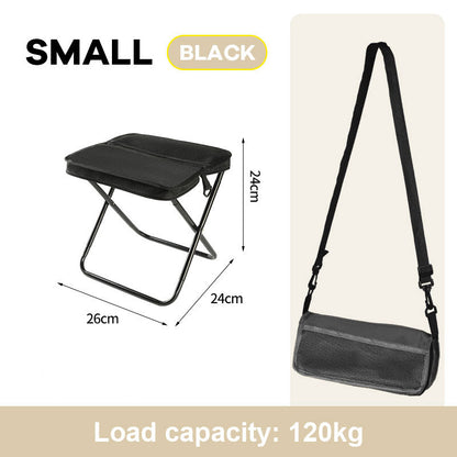 Hopfällbar ryggsäckspall