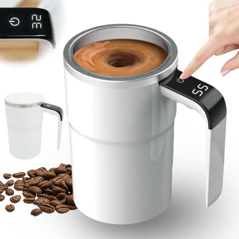 ✨Självomrörande kaffemugg med intelligent temperaturmätning ☕Perfekt present till finsmakare🎁