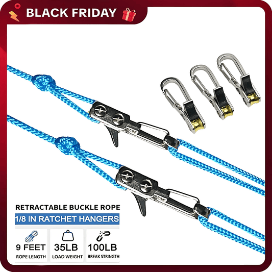 Retractable Buckle Rope -2026 New Rope Roller with Accessory Cord
