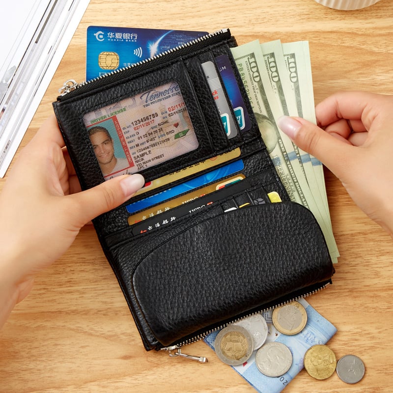 ⏰⏰Unisex Pebble Leather Wallet🔥