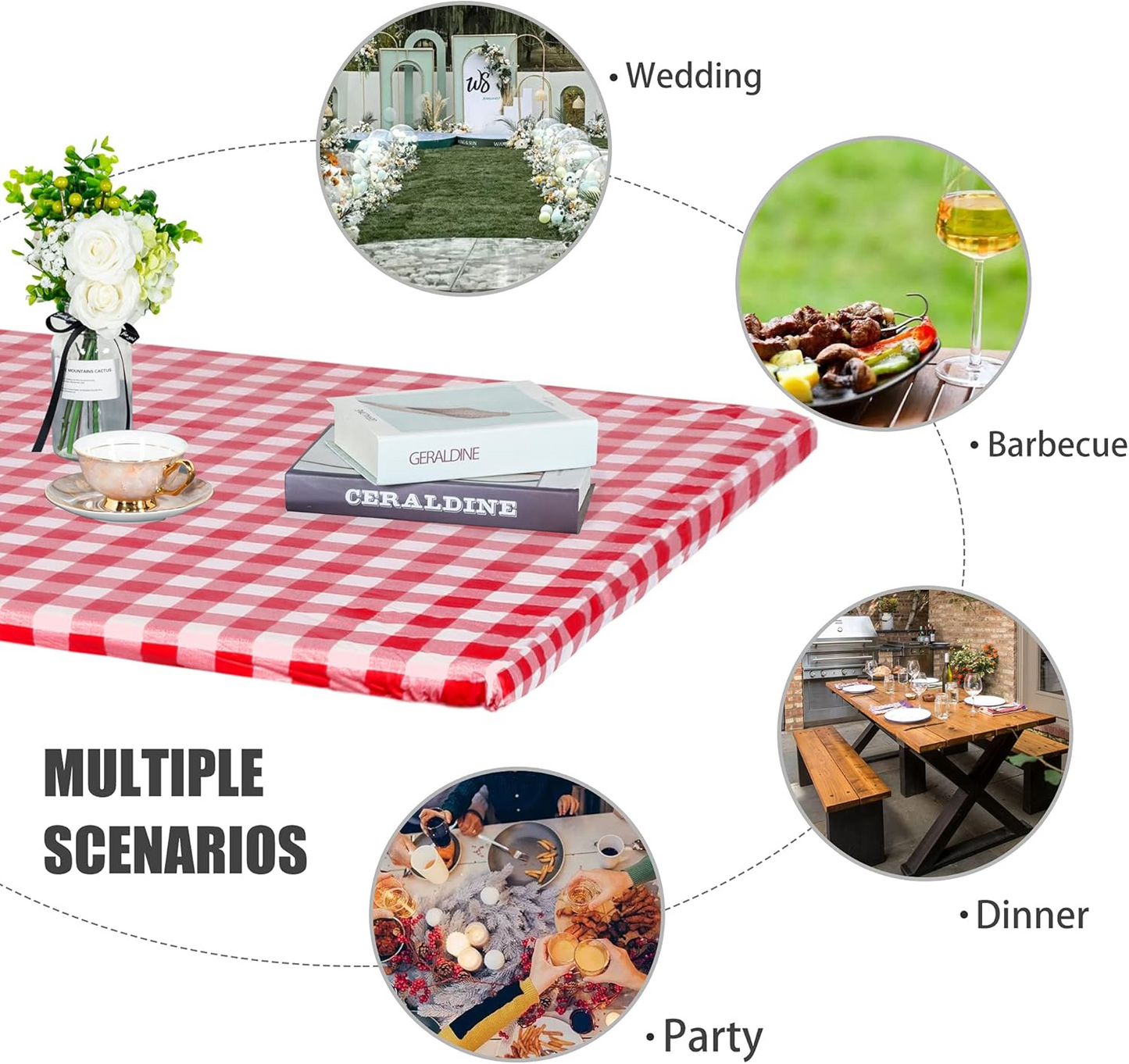 Kit för duk till picknickbord