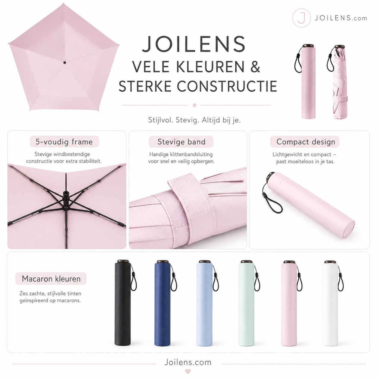 ✨ Säg adjö till klumpiga paraplyer – Ultralätt sol- och regnskydd när du är på språng! ✨