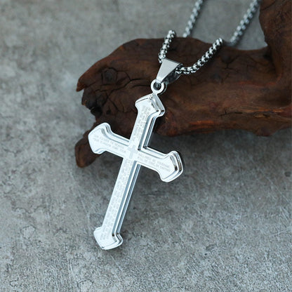 ✝️ Korshalsband med "Förevargs bön" -- Unisex