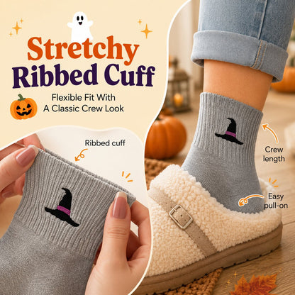 Halloweenbroderade strumpor✨3% rabattkod: NOR3