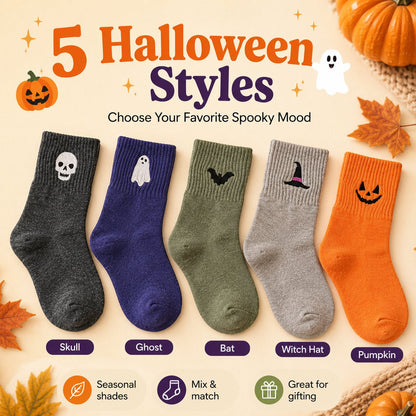 Halloweenbroderade strumpor✨3% rabattkod: NOR3