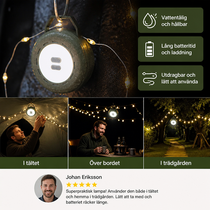 🌞 SOMMARREA: Spara 50% på dina favoritprodukter!🌞Upprullbar Ljusslinga