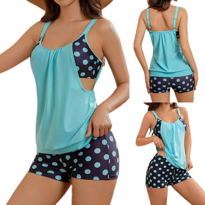 🥳SUMMER HOT SALE🥳💞50K+ SOLD!💥50% OFF! 🔥Women’s Polka Dot Two-Piece Swimsuit – Flattering Fit & Chic Summer Style 🌊✨