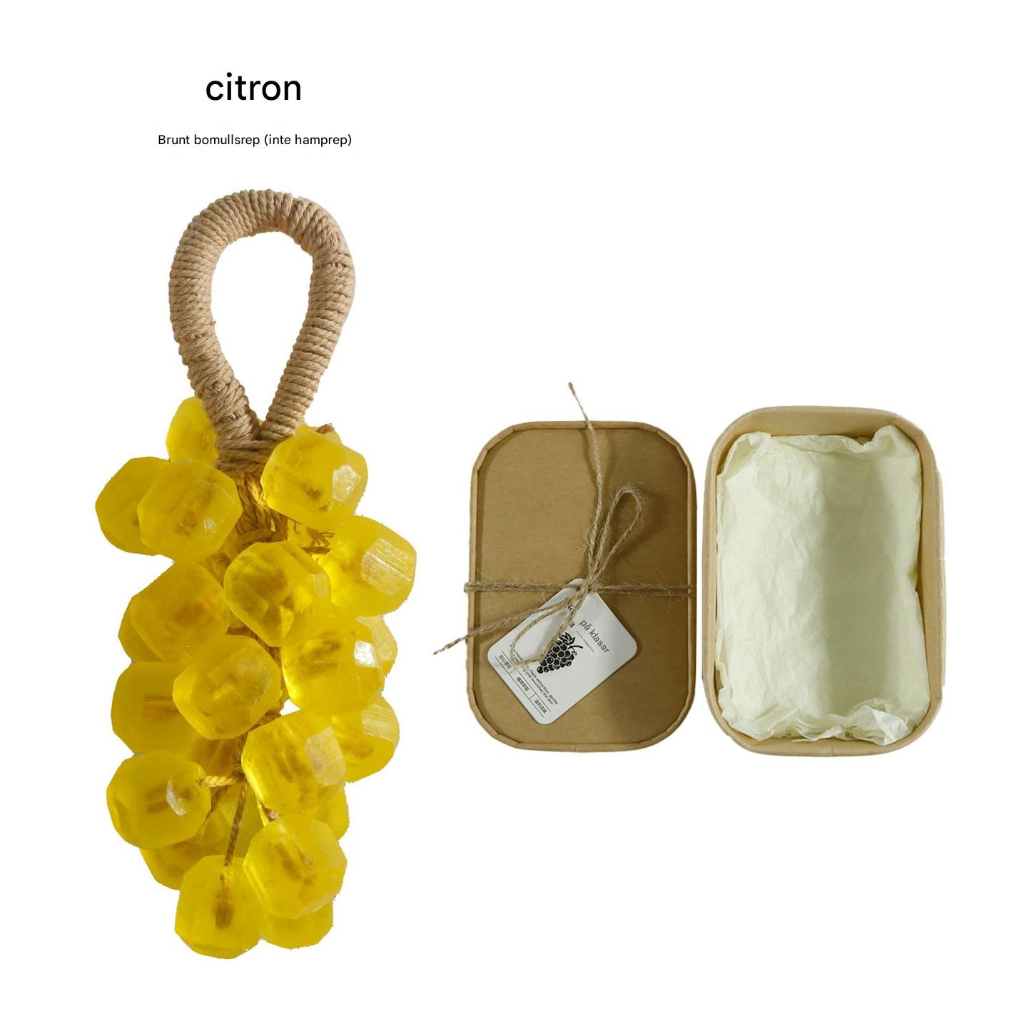 🔥🔥Personlig original handgjord kristalldruvtvål mild rengöringstvål (enkel sträng: 25 stycken)