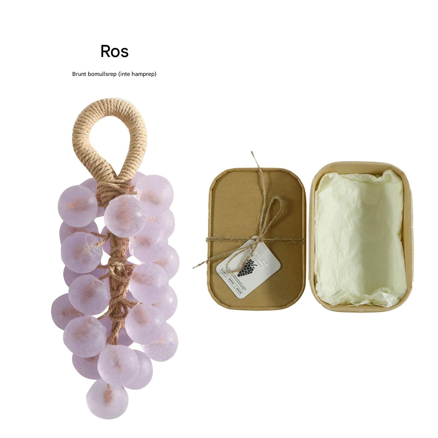 🔥🔥Personlig original handgjord kristalldruvtvål mild rengöringstvål (enkel sträng: 25 stycken)