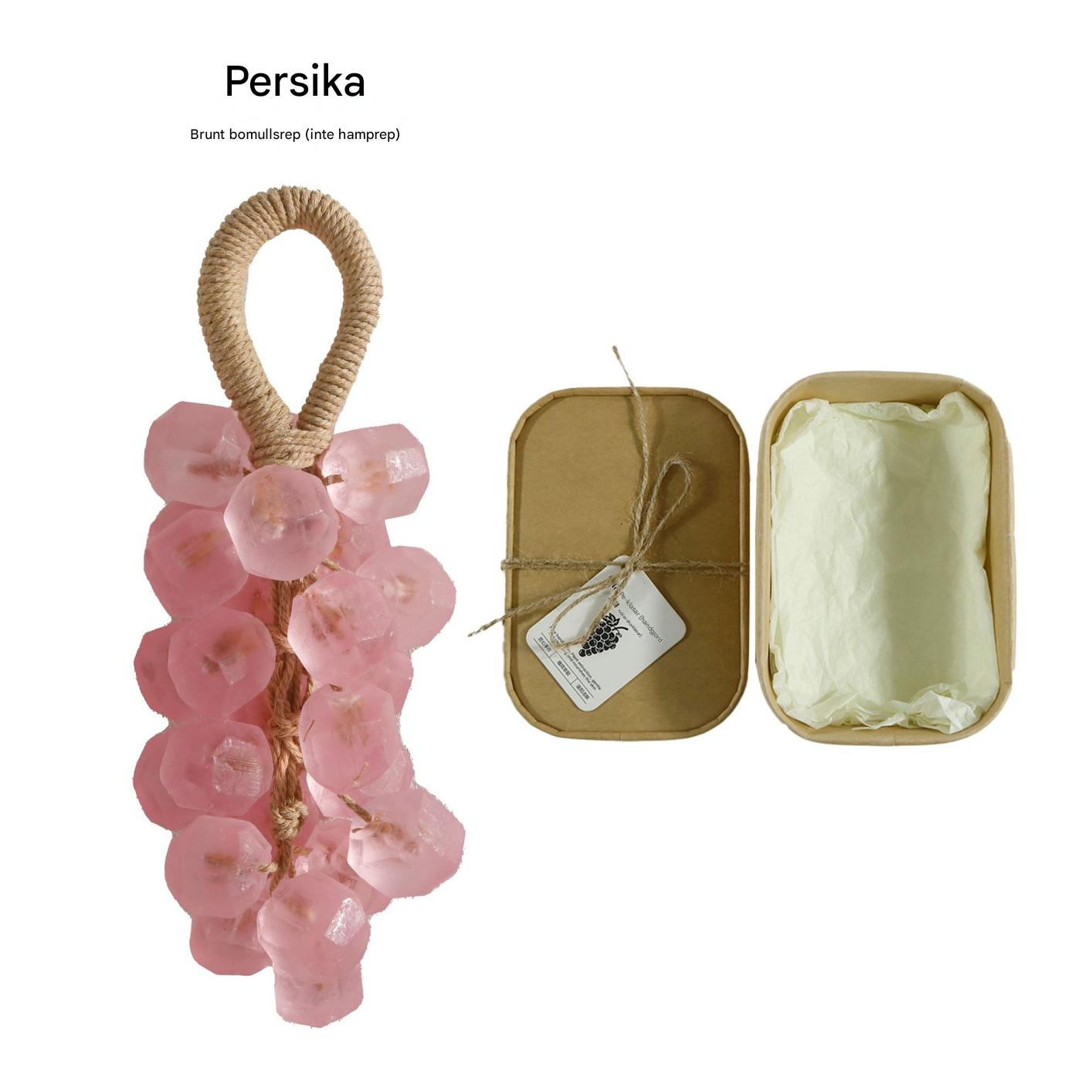 🔥🔥Personlig original handgjord kristalldruvtvål mild rengöringstvål (enkel sträng: 25 stycken)