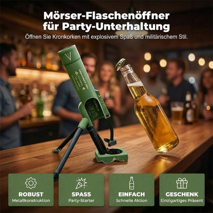 Flasköppnare i mortelform
