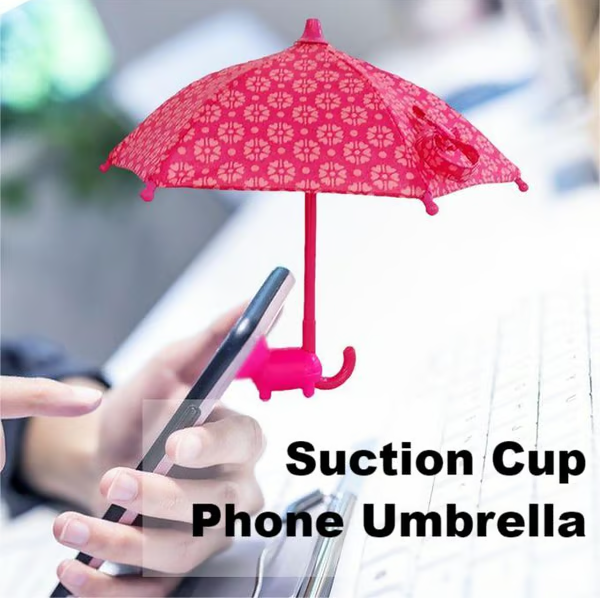 😎Telefonparaply med sugkopp☂️
