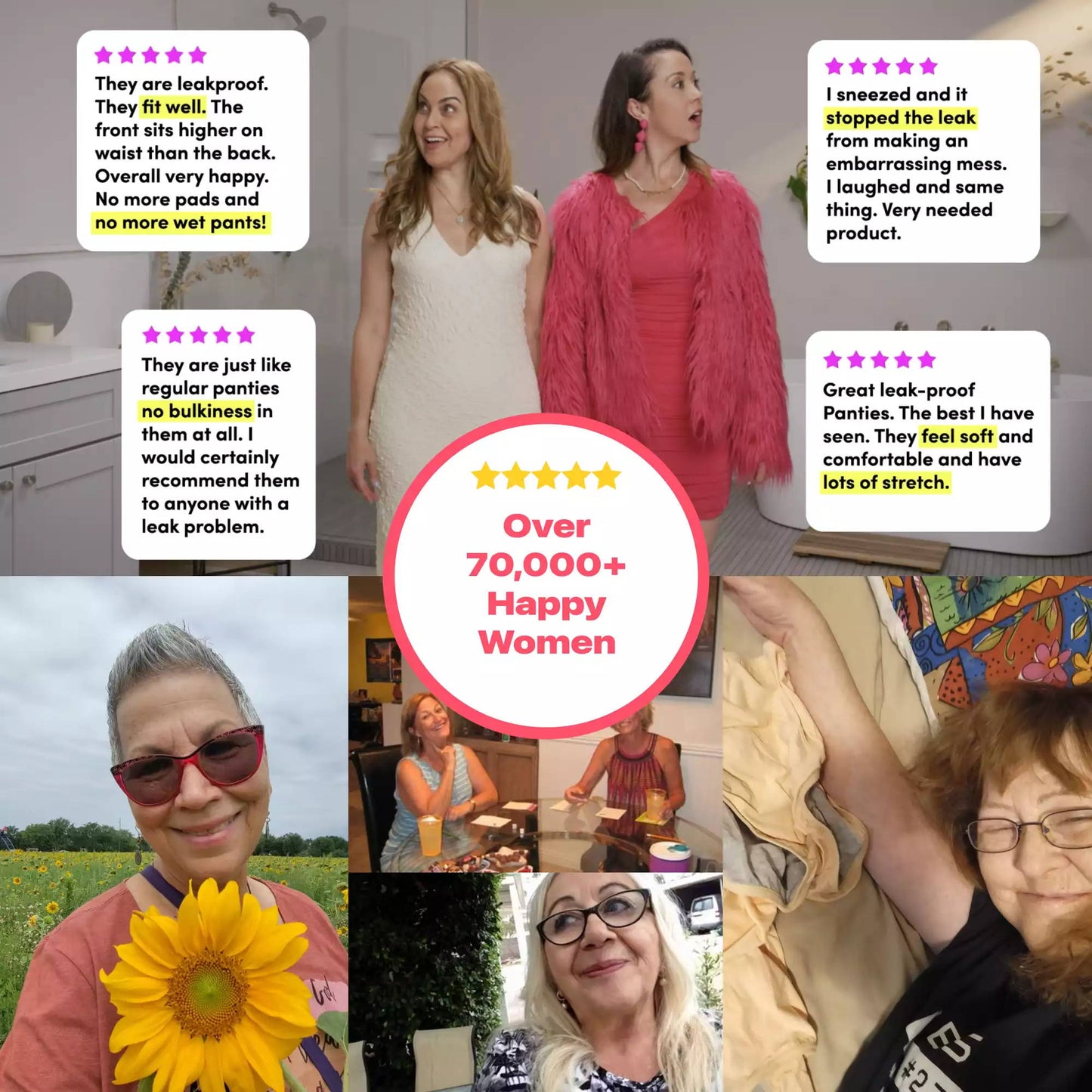 ⏳Sista dagen - Köp 1 få 3-paket!!🔥2026 Bästsäljande🏆LunaBloom™ Läckagesäker trosa med hög midja✨Mjuka, ultrastretchiga och diskret skyddande 🍃