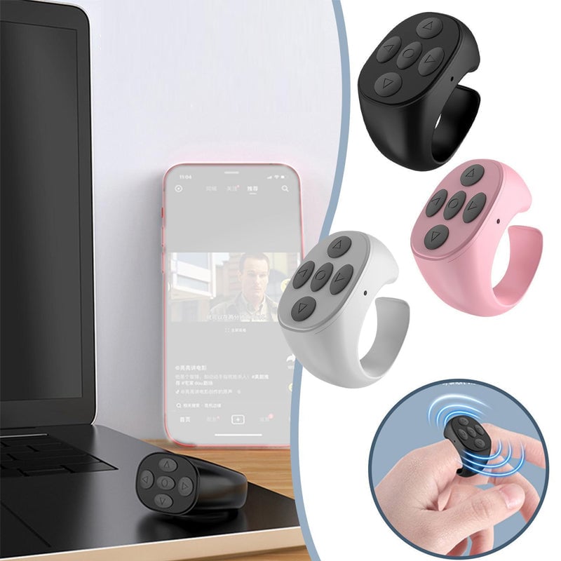 Trådlös Bluetooth-Fjärrkontroll med Fingertopparna