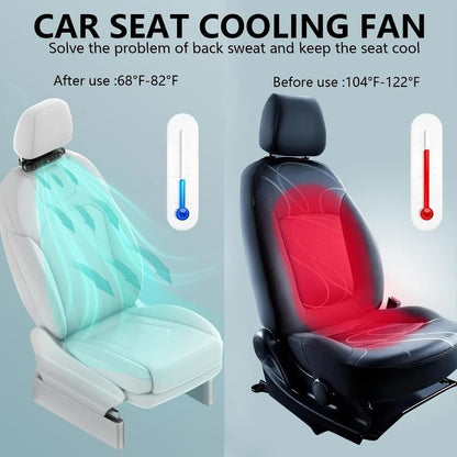 🌀SOMMARREA 50% RABATT🚗Justerbar kylfläkt för förar- och passagerarsäte